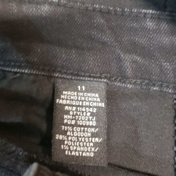 DOLLHOUSE destructed black denim overalls - Picture 11 of 12